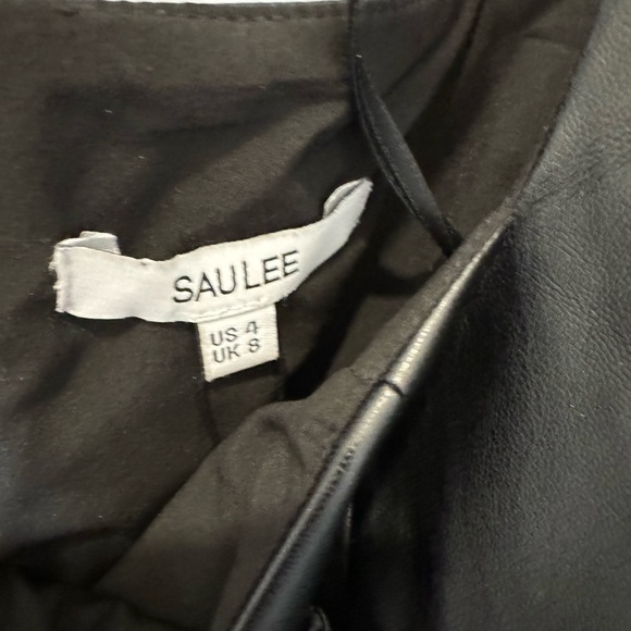 Sau Lee Leather Mini Dress - Picture 7 of 8